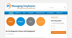 Desktop Screenshot of managingemployees.net